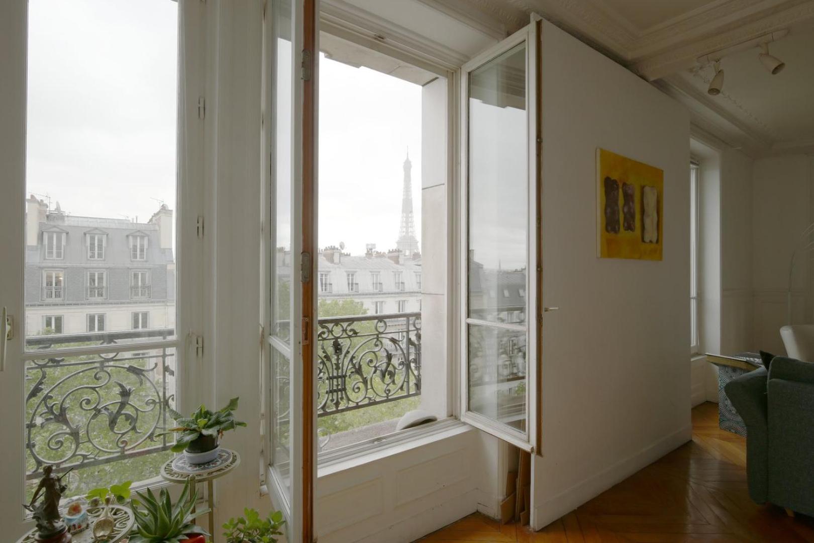 La Dame De Fer - Vue Magique Sur La Tour Eiffel Apartment Paris Exterior photo